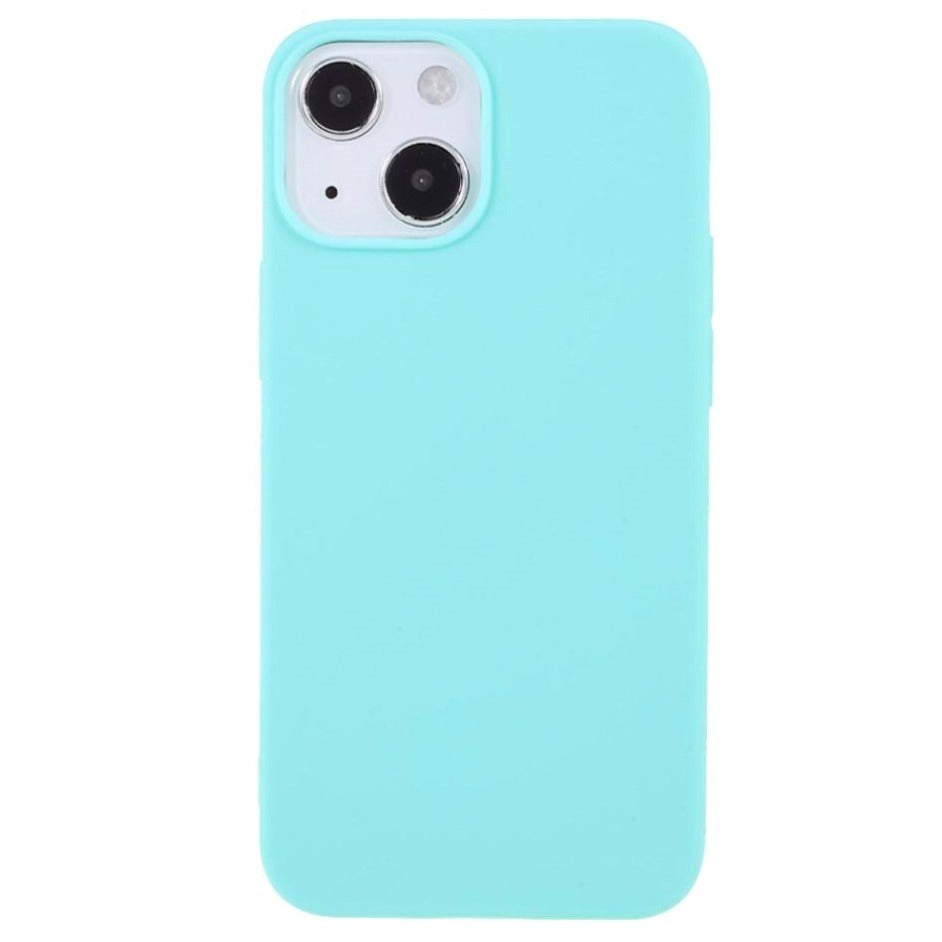 iPhone 13 Mini Fleksibelt Plast Bakdeksel - Cyan