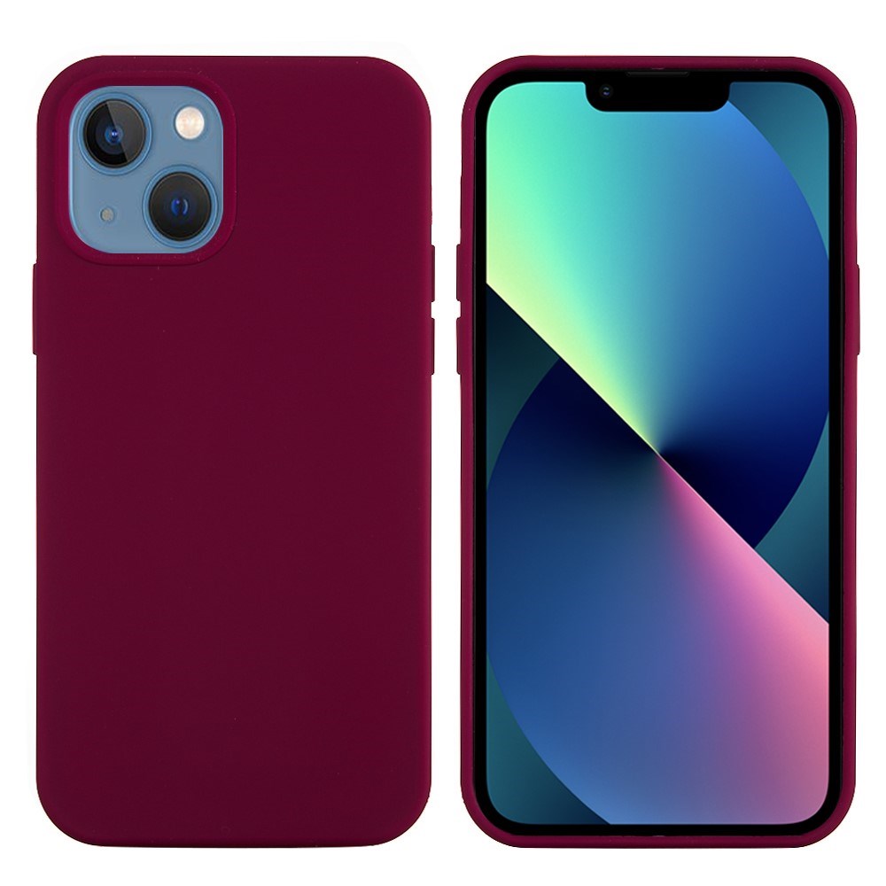 EIDERWOOD iPhone 13 Fôret Silikon Deksel - Vinrød