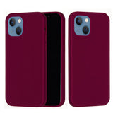 EIDERWOOD iPhone 13 Fôret Silikon Deksel - Vinrød