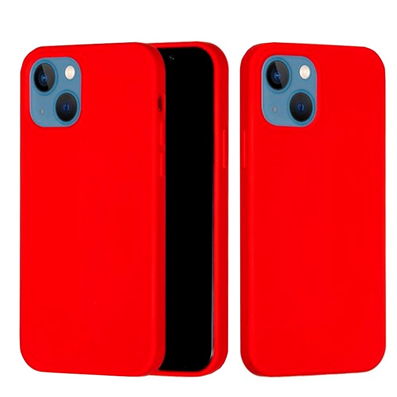 iPhone 13 Mini Silikon Deksel - Rød