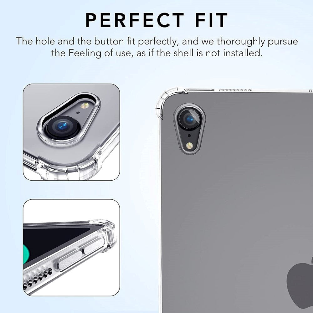 iPad Mini (2024 / 2021) Fleksibelt TPU Plastbakdeksel - Gjennomsiktig