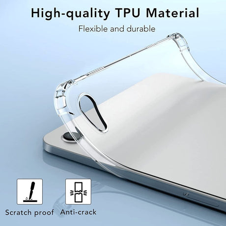 iPad Mini (2024 / 2021) Fleksibel TPU-plast med Skjermbeskytter - Gjennomsiktig