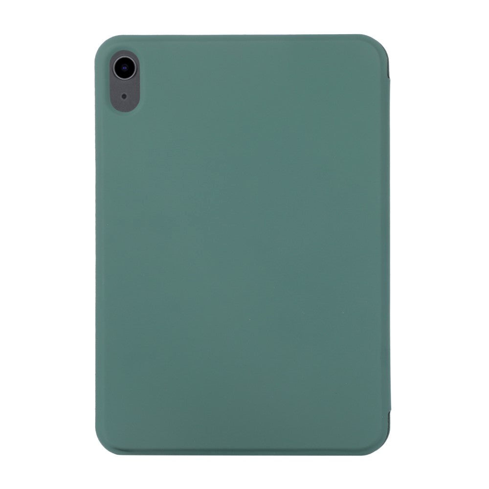 iPad Mini (2024 / 2021) Magnetisk Tri-Fold Flip Deksel - Mørk Grønn