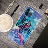 iPhone 14 Pro Fleksibelt Plast Bakdeksel - "Never Stop Dreaming"