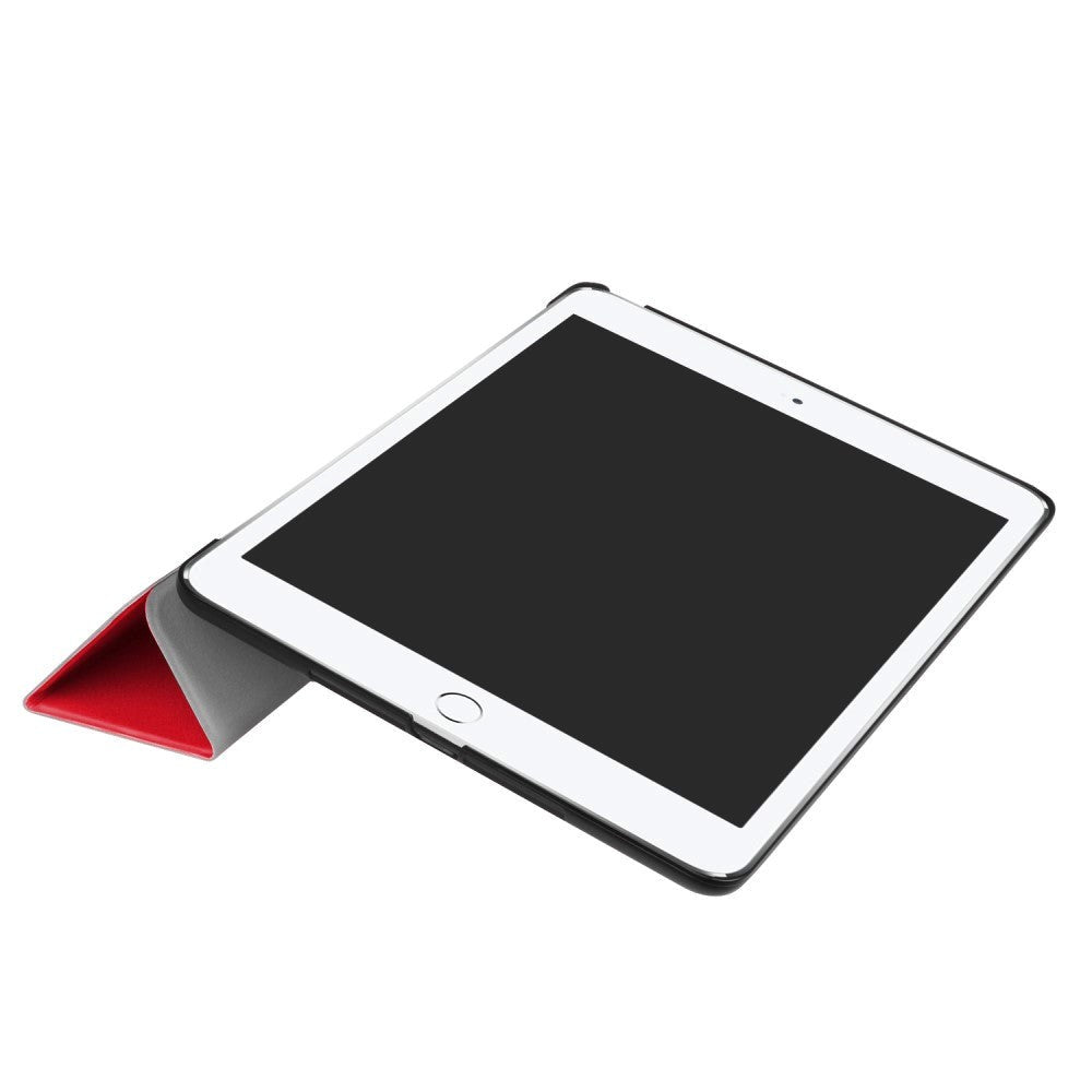 Apple iPad 9.7 2017/2018 Smart Deksel m. Stativ - Rød
