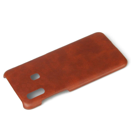 Samsung Galaxy A30 Brun Skinn Belagt Deksel