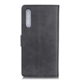 EIDERWOOD Samsung Galaxy A30s / A50 Kunstskinn Flip Deksel m. Kortholder & Ståfunksjon - Svart