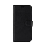EIDERWOOD Samsung Galaxy A10 Litchi Kunstskin Deksel med Lommebok - Svart