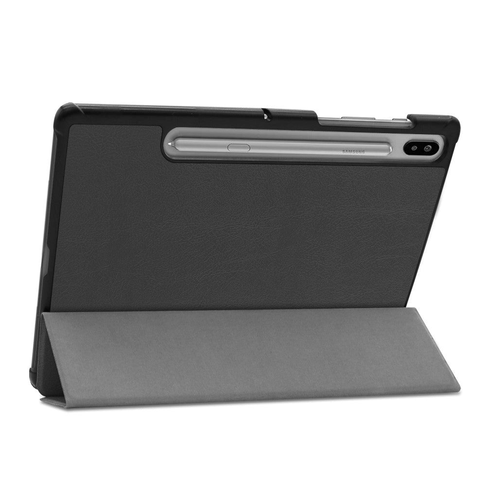 Samsung Galaxy Tab S6 Smart Deksel m. Stativ - Svart