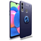 Samsung Galaxy A20s Deksel med Ring / Stativ - Blå