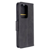 EIDERWOOD Samsung Galaxy S20 Ultra Kunstskinn Flip Deksel med Stativ & Lommebok - Svart