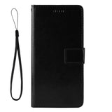 EIDERWOOD Samsung Galaxy Xcover Pro Kunstskinn Flip Deksel m. Strop - Svart