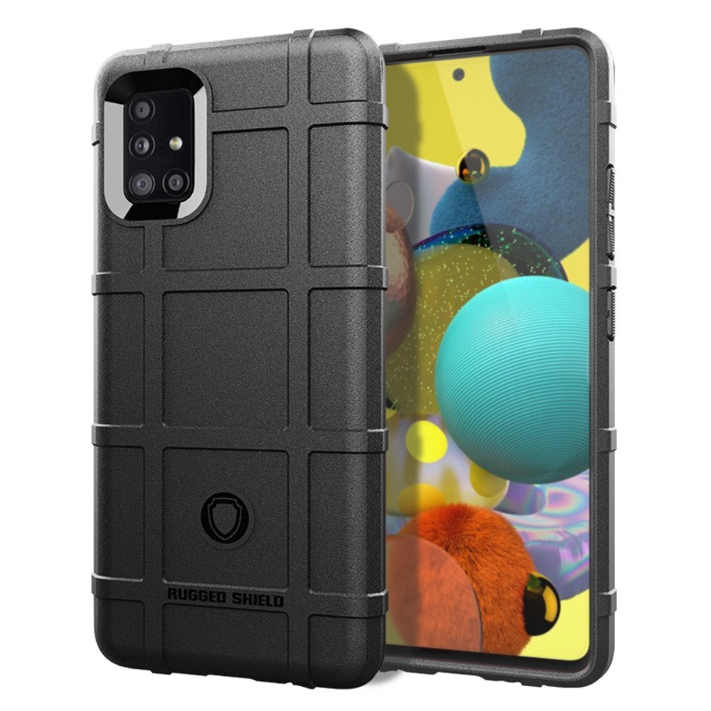 EIDERWOOD Samsung Galaxy A51 (5G) Rugged Shield Plastdeksel - Svart