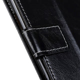 Samsung Galaxy S20 FE / S20 FE (5G) Skinn Flip Deksel med Stativ - Svart