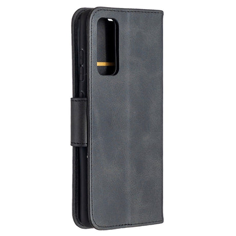 EIDERWOOD Samsung Galaxy S20 FE / S20 FE (5G) Kunstskinn Flip Deksel med Stativ & Lommebok - Svart