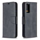 EIDERWOOD Samsung Galaxy S20 FE / S20 FE (5G) Kunstskinn Flip Deksel med Stativ & Lommebok - Svart