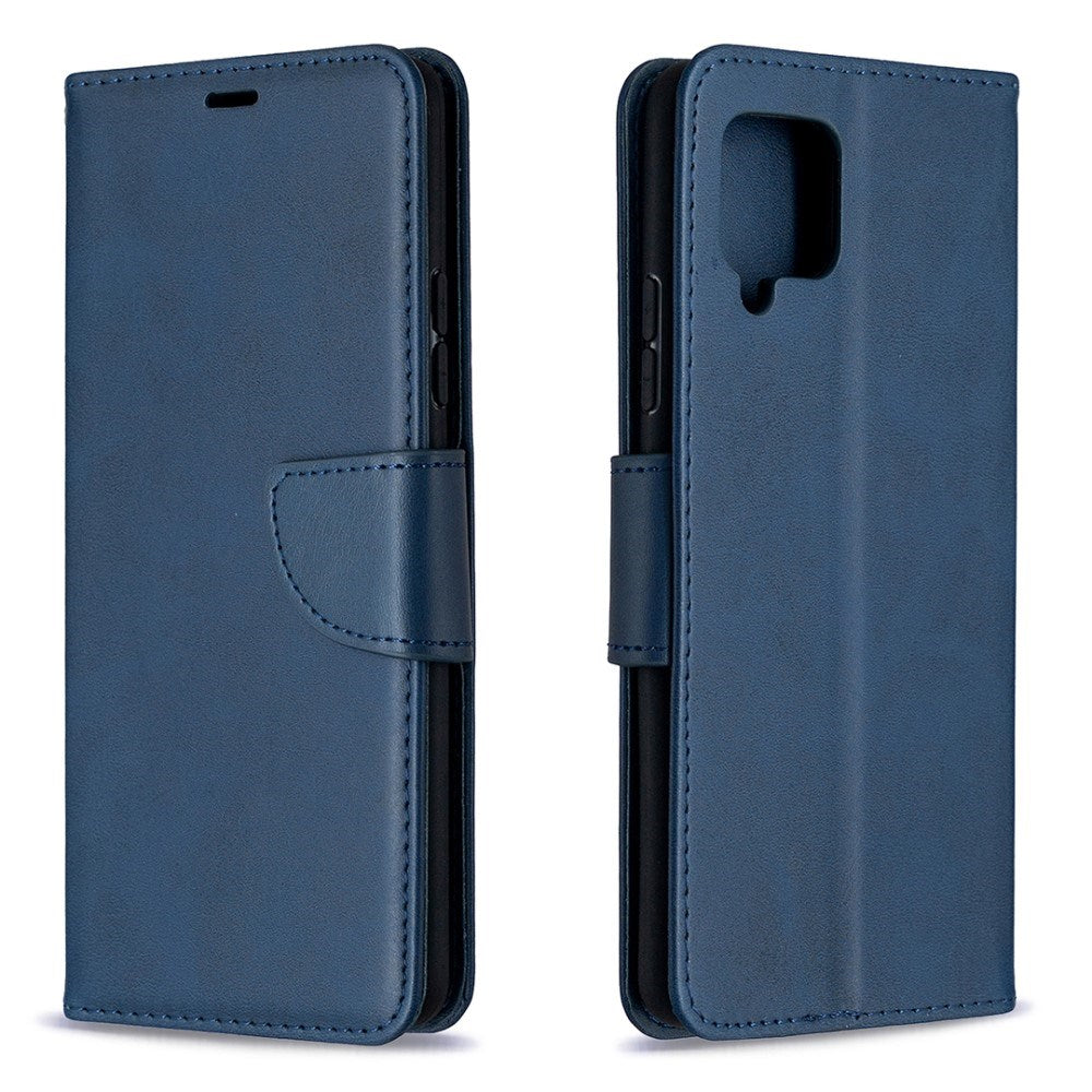 EIDERWOOD Samsung Galaxy A42 (5G) Kunstskinn Flip Deksel m. Strop - Blå