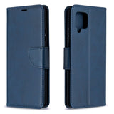 EIDERWOOD Samsung Galaxy A42 (5G) Kunstskinn Flip Deksel m. Strop - Blå