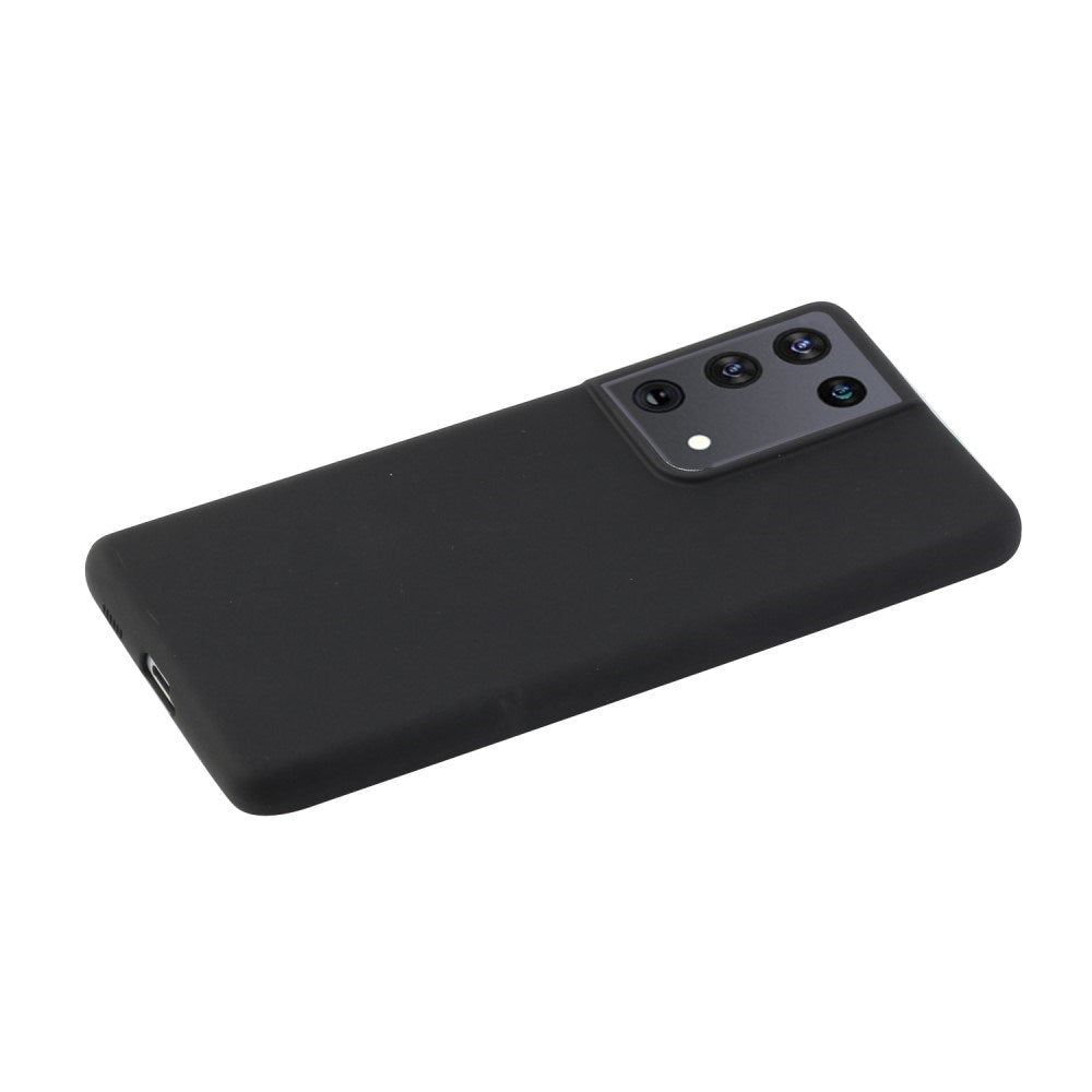 EIDERWOOD Samsung Galaxy S21 Ultra Silikon Deksel - Svart