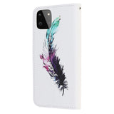 Samsung Galaxy A22 (5G) Kunstigskinn Flipdeksel med Lommebok - Fjær