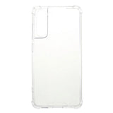 Samsung Galaxy S21 FE (5G) Shock-Proof Hybrid Plast Deksel - Gjennomsiktig