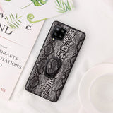 Samsung Galaxy A42 (5G) Plast Bakdeksel med Stativ og Ring - Slange