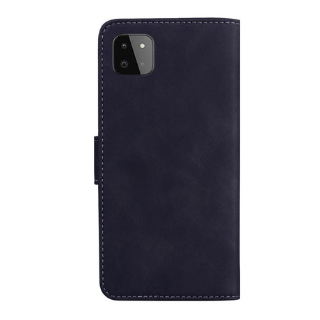 EIDERWOOD Samsung Galaxy A22 (5G) Kunstskinn Flip Deksel m. Kortholder & Ståfunksjon - Svart