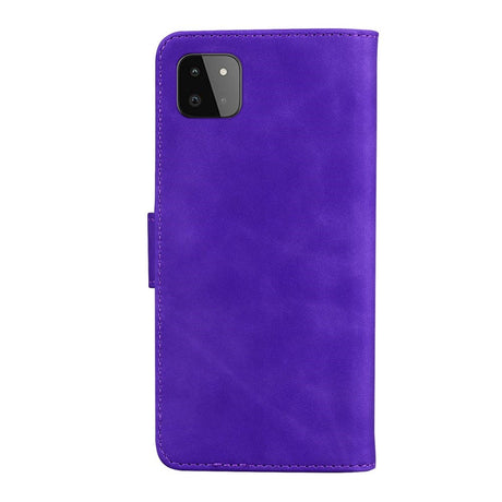 EIDERWOOD Samsung Galaxy A22 (5G) Kunstskinn Flip Deksel m. Kortholder & Ståfunksjon - Lilla