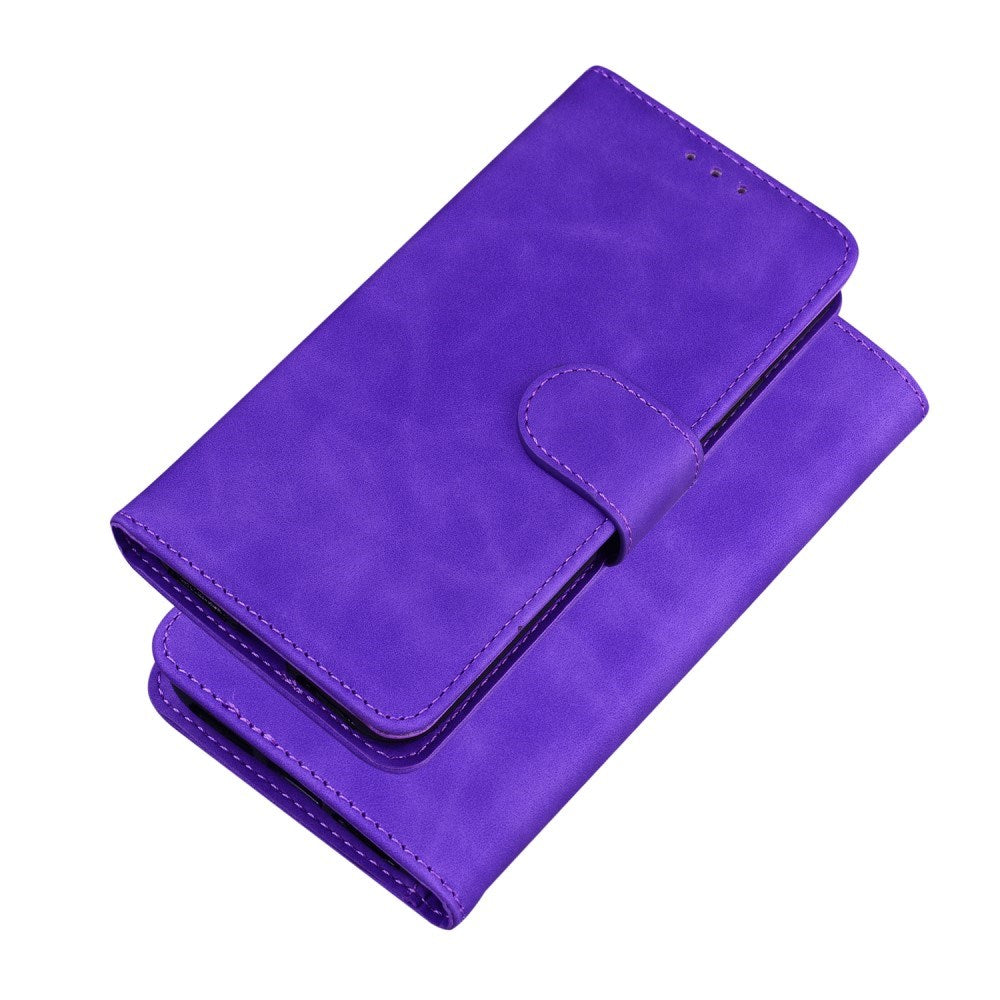 EIDERWOOD Samsung Galaxy A22 (5G) Kunstskinn Flip Deksel m. Kortholder & Ståfunksjon - Lilla