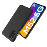 Samsung Galaxy M52 (5G) KSQ Stoff Plast Deksel - Svart