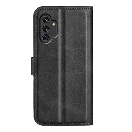EIDERWOOD Samsung Galaxy A13 (4G) Kunstskinn Flip Deksel - Svart