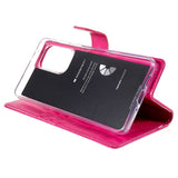 GOOSPERY Blue Moon Samsung Galaxy A73 (5G) Skinndeksel m. Lommebok - Rosa