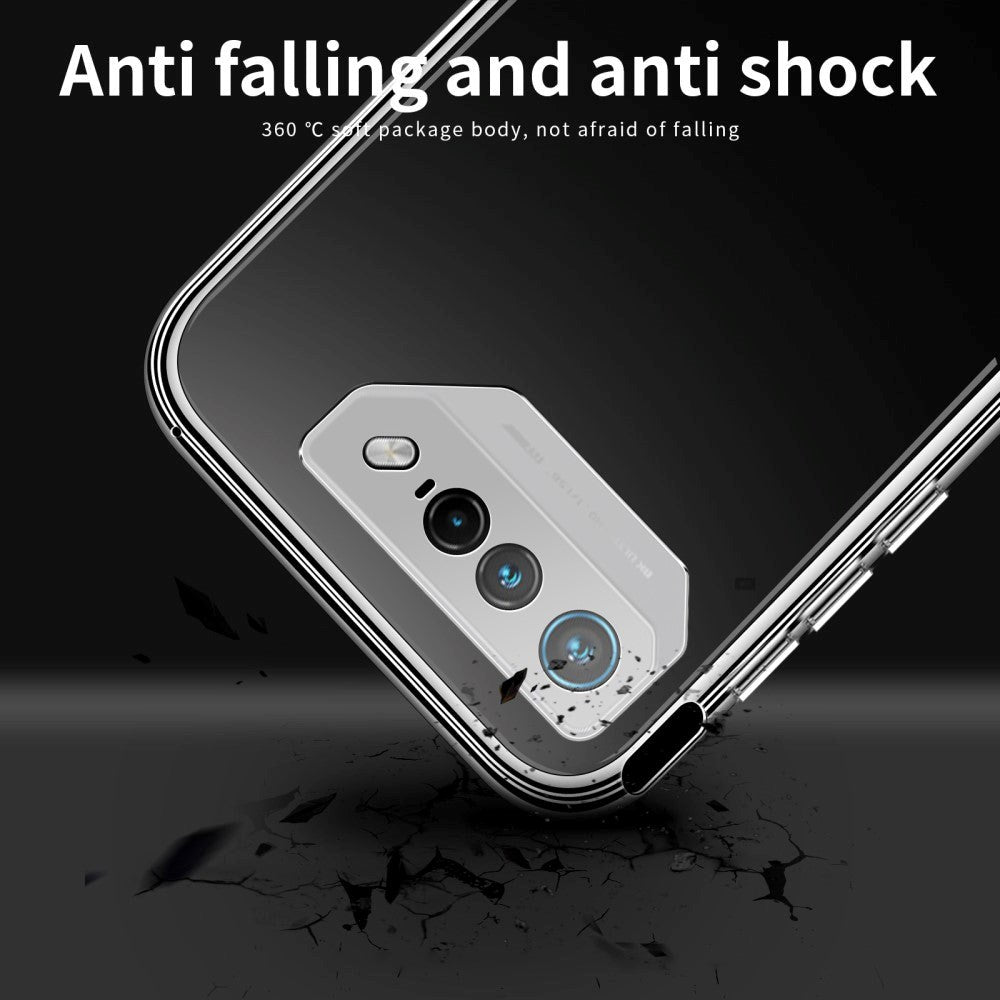 Asus Rog Phone 7 MOFI Fleksibelt Plastdeksel - Gjennomsiktig