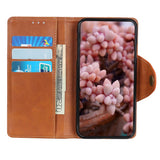 Sony Xperia L4 Retro Skinndeksel med Lommebok - Brun