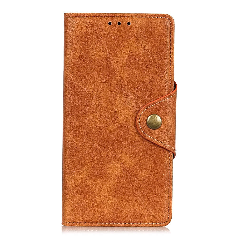 Sony Xperia L4 Retro Skinndeksel med Lommebok - Brun