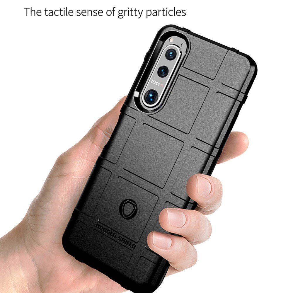 EIDERWOOD Sony Xperia 5 III Rugged Shield Håndverker Deksel - Svart
