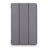 Huawei MediaPad M5 Lite 8 Tri-Fold Skinndeksel Grå
