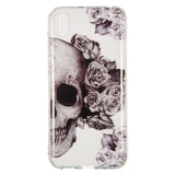 Huawei Y5 (2019) Gjennomsiktigt Plastik Deksel m. Skull