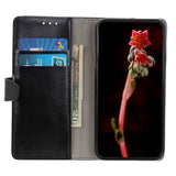 Huawei Mate 30 Pro Crazy Horse Skinndeksel med Lommebok Svart