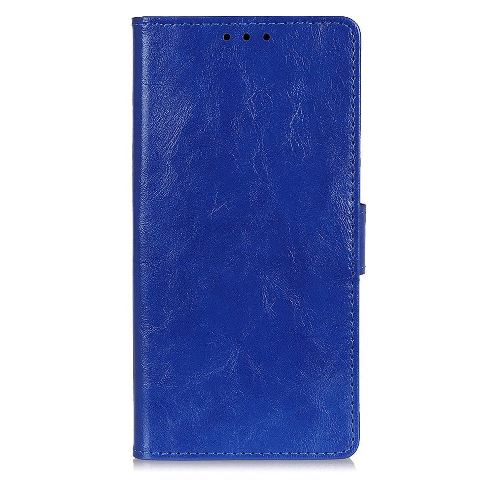 Huawei Honor 9X Lite Nøytralt PU Skinndeksel m. Lommebok Blå