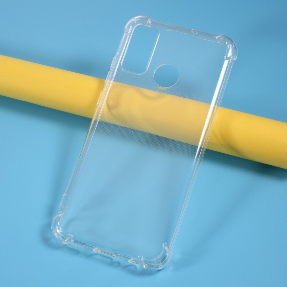 Huawei P Smart 2020 Støtsikker Plast Bakdeksel - Gjennomsiktig