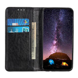 Huawei P Smart (2021) Moderne Nøytralt PU Skinndeksel m. Lommebok - Sort