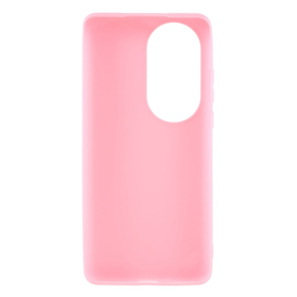 Huawei P50 Pro Mat Fleksibel Deksel - Rosa