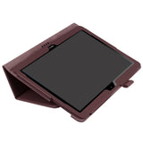 Huawei MediaPad T3 10 9.6" Skinn Deksel m. Stativfunksjon Brun