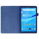 Lenovo Tab M8 (2nd Gen.) 8" Litchi Skinn Deksel med Magnetisk Lukking & Stativfunksjon - Blå