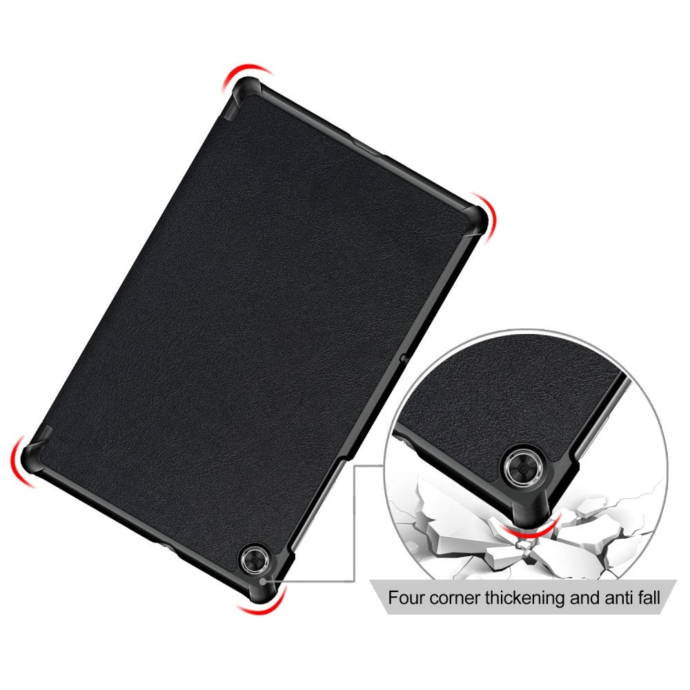 Lenovo Tab M10 FHD Plus (2. Gen.) X606F Tri-Fold Skinndeksel - Svart