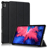 Lenovo Tab P11 / P11 (5G) / P11 Plus Tri-fold Flip Deksel med Sove-Funksjon - Svart