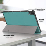 Lenovo Tab P11 / P11 (5G) / P11 Plus Tri-fold Flip Deksel med Sove-Funksjon - Grønn