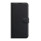 EIDERWOOD Motorola Moto G10 / G20 / G30 Kunstskinn Flip Deksel med Kortholder & Ståfunksjon - Svart