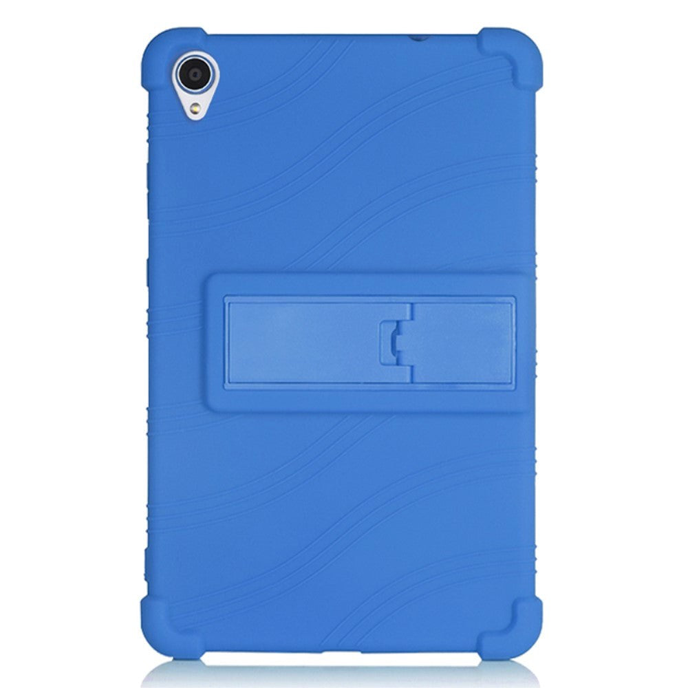 Lenovo Tab M8 (2nd Gen.) 8" Silikon Deksel m. Stativ - Mørk Blå